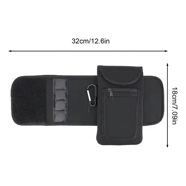 Magnetic Nonslip Neoprene Cup Holder with Purse Keychain