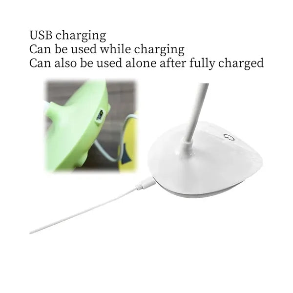 USB Rechargeable LED Desk Lamp 3 Level Touch Contro