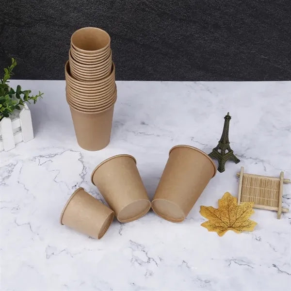 Disposable Kraft Paper Cup (12Oz)