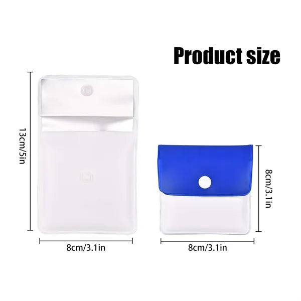 Fireproof PVC Portable Compact Pocket Ashtray Pouch