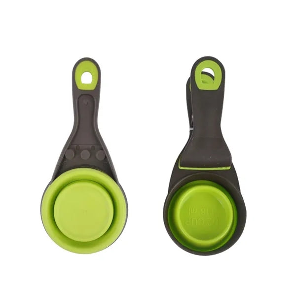 Pet Bowl Collapsible Scoop Clip