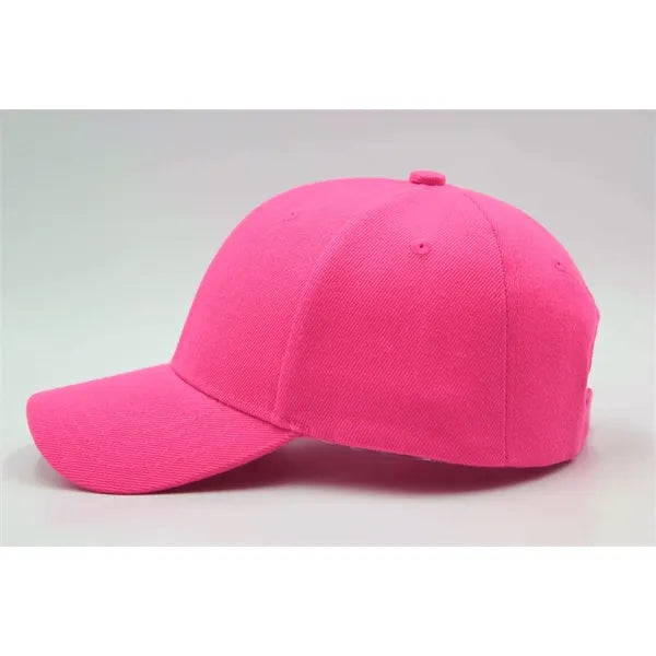 6 Panel Poly Twill Baseball Cap