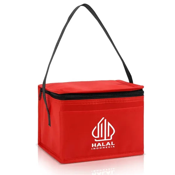6 Can Insulated Non Woven Cooler Bag ( 8" X 6" X 6" )