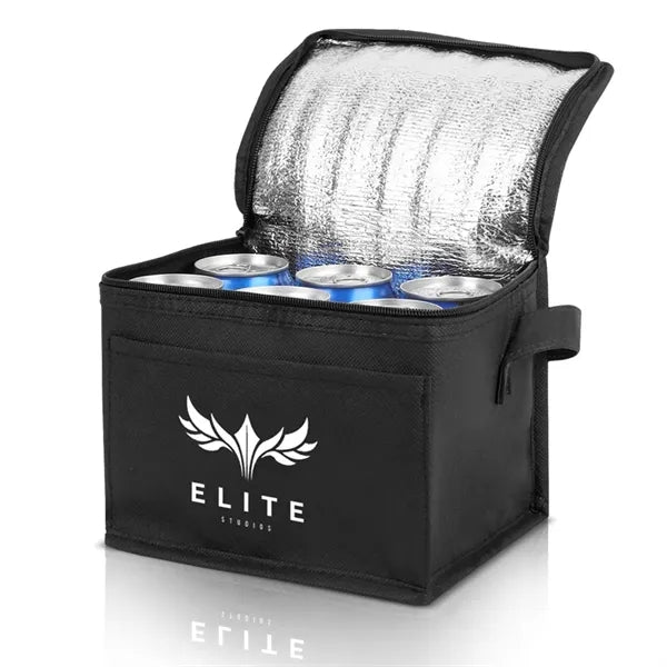 6 Can Insulated Non Woven Cooler Bag ( 8" X 6" X 6" )