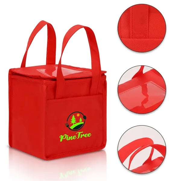 Compact Lunch Cooler Tote Bag With Custom Logo