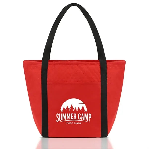 Printed Insulated Zipper Cooler Bag