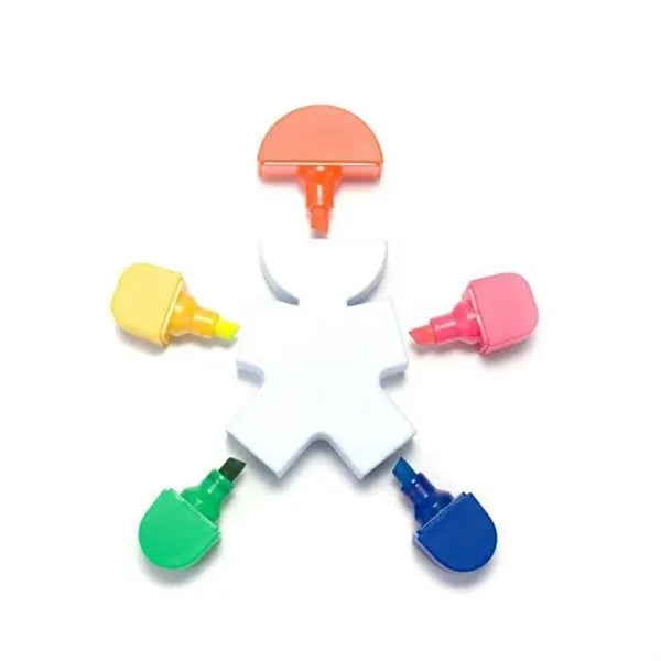 5-color human-shaped highlighters