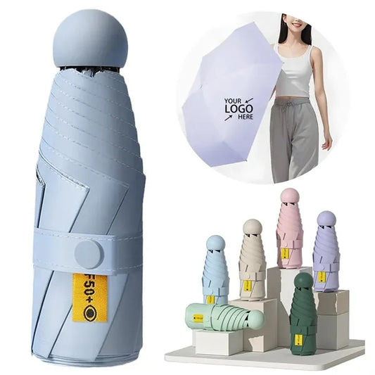 Mini Windproof Anti-UV Sun Rain Folding Umbrella