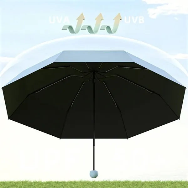 Mini Windproof Anti-UV Sun Rain Folding Umbrella