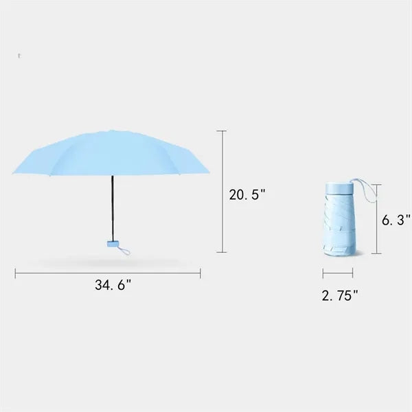 Mini Pocket Umbrella Sun and Rain Anti UV Parasol