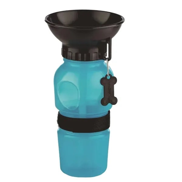 Portable Pet Water Bottle with Drinking Tray