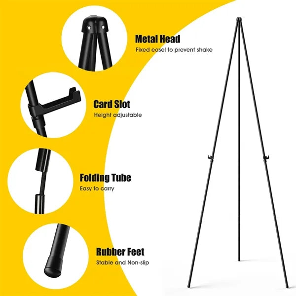 Aluminum Folding Easel for Kids' Sketching Portable