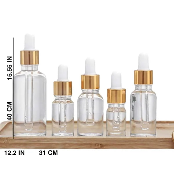 Clear Glass Dropper Bottle for Essential Oil