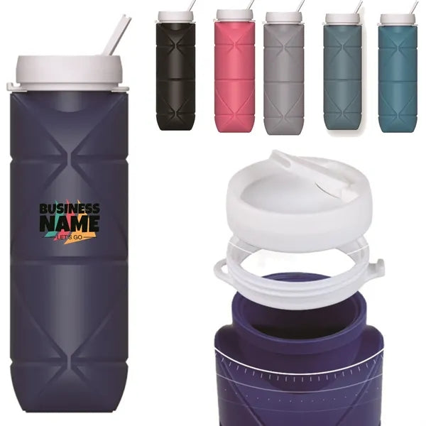 Collapsible Silicone Water Bottle