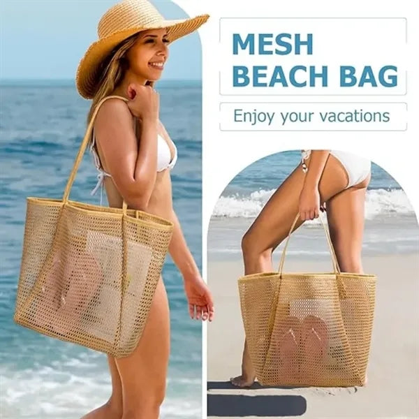 Mesh Beach Tote Bags