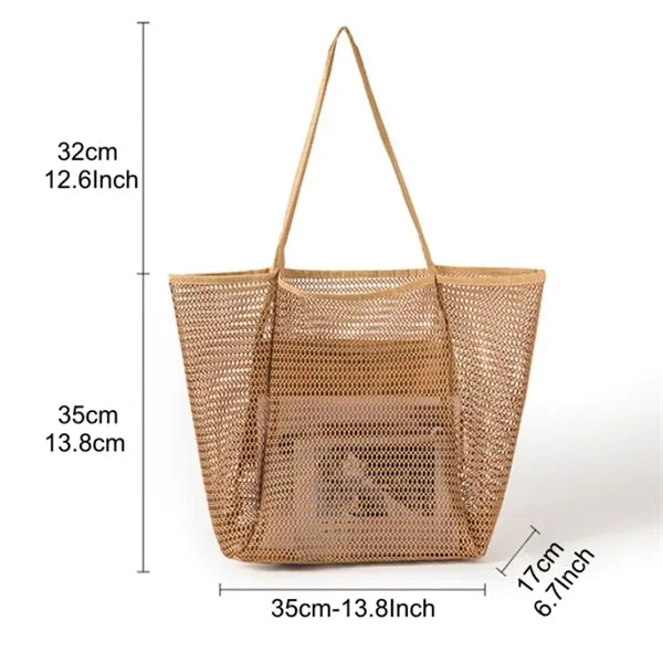 Mesh Beach Tote Bags