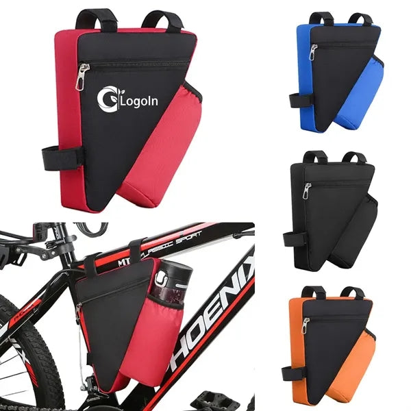 Triangle Frame Bikepacking Bag with Bottle Holder Pouch