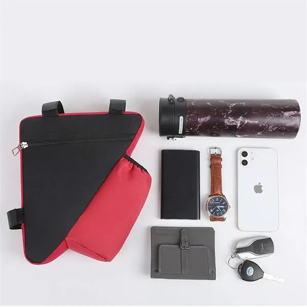 Triangle Frame Bikepacking Bag with Bottle Holder Pouch