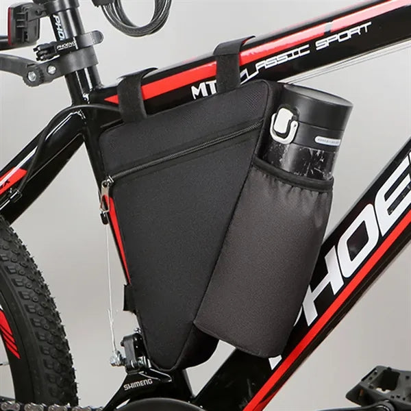 Triangle Frame Bikepacking Bag with Bottle Holder Pouch