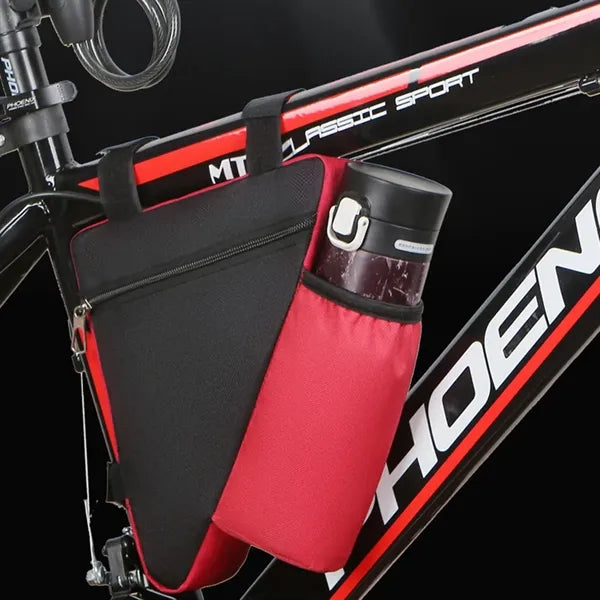 Triangle Frame Bikepacking Bag with Bottle Holder Pouch