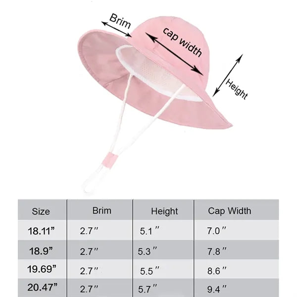Solid Color Baby Sun Hat