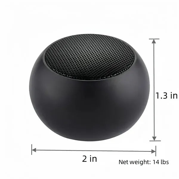 Mini Metallic Bluetooth Speaker With Colorful Finish