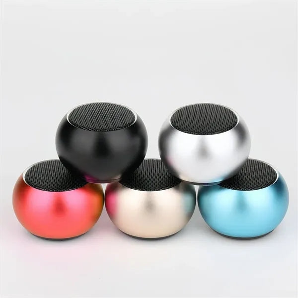 Mini Metallic Bluetooth Speaker With Colorful Finish