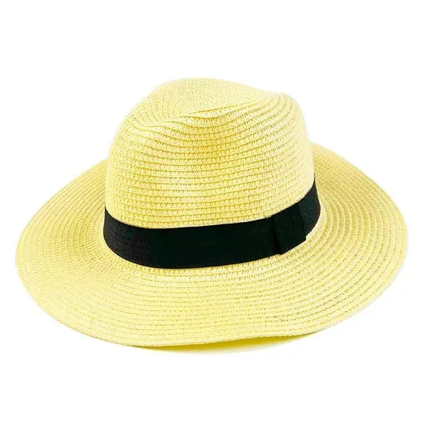 Classic Unisex Panama Fedora Straw Hat