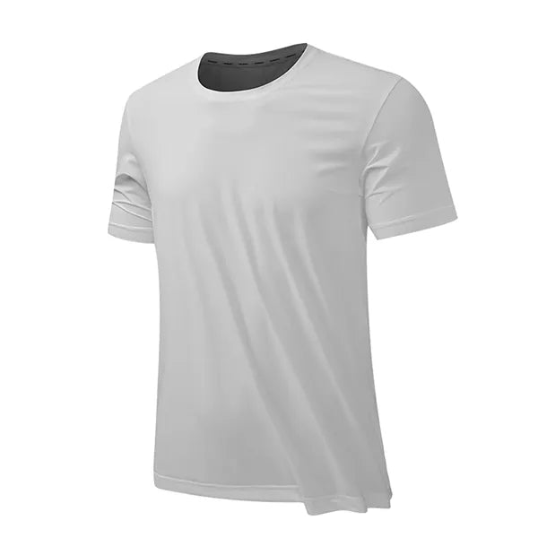 Ice Silk Breathable Round Neck Sweat-Absorbing T-Shirt