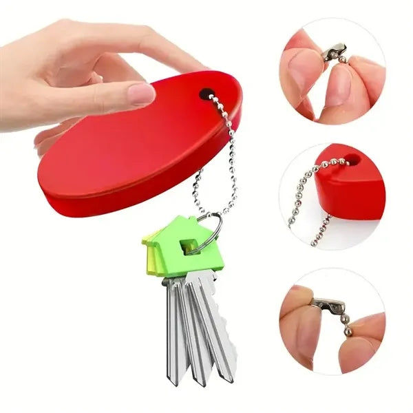 Oval Foam Floating Keychain