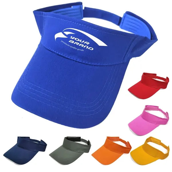 Men Women Adjustable Closure Sun Tennis Visors Hats"