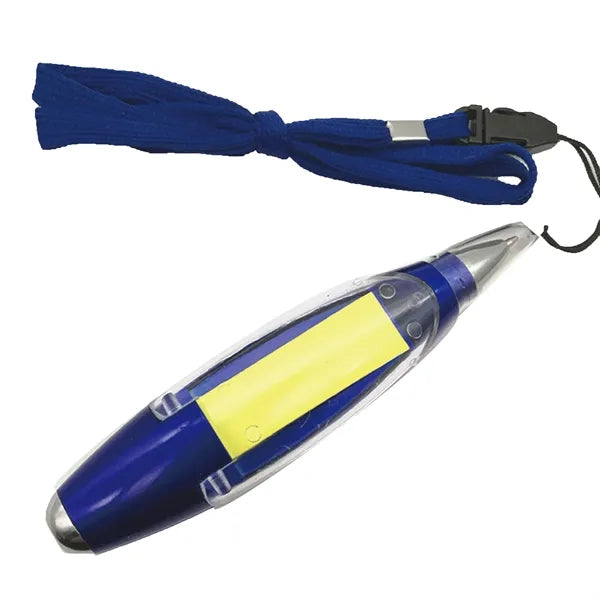 Multi-Functional Sticky Note Lanyard Light Pen