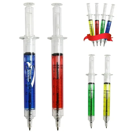 Nurse Doctor Different Coloured Syringe Designed Pens Gift
