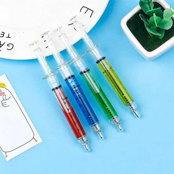 Nurse Doctor Different Coloured Syringe Designed Pens Gift