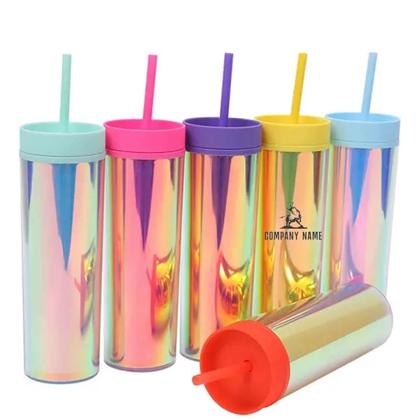 16oz Double Wall Insulated Plastic Tumbler