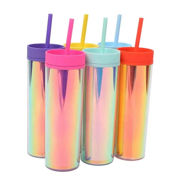 16oz Double Wall Insulated Plastic Tumbler