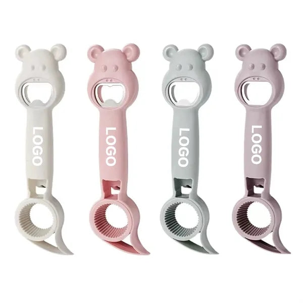 Bear-Shaped 4-In-1 Multi-Tool Opener