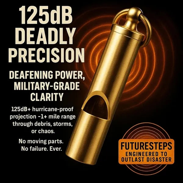 Brass Whistles with Lanyard