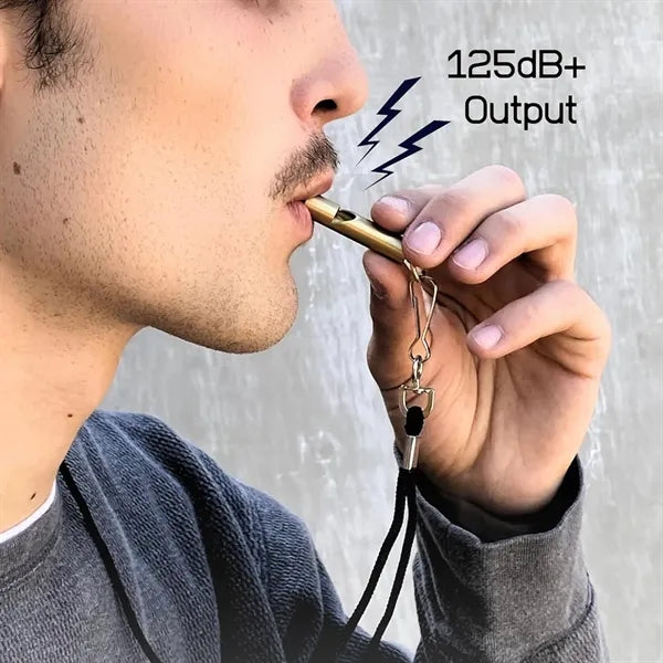 Brass Whistles with Lanyard
