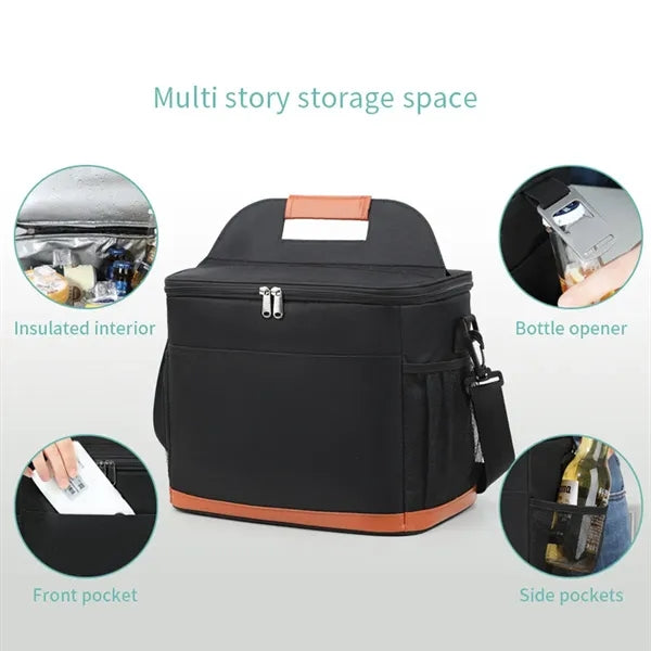 Multicolor Insulated Lunch Cooler Beer Bag