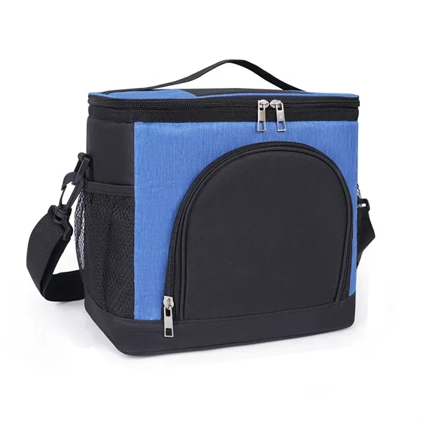16-Can Two-Tone Soft Cooler w/ PEVA Lining & Shoulder Strap