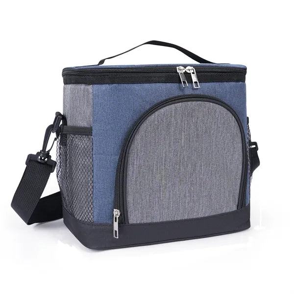 16-Can Two-Tone Soft Cooler w/ PEVA Lining & Shoulder Strap