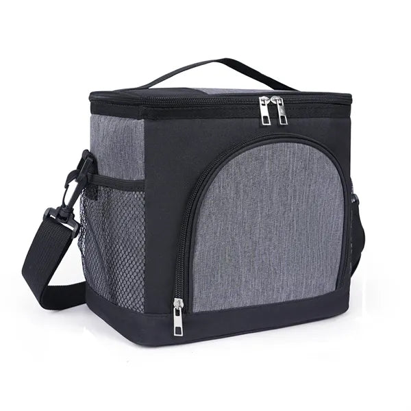 16-Can Two-Tone Soft Cooler w/ PEVA Lining & Shoulder Strap