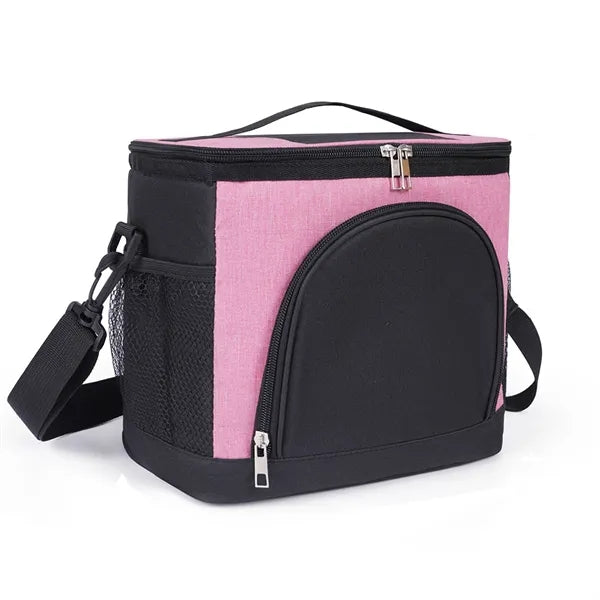 16-Can Two-Tone Soft Cooler w/ PEVA Lining & Shoulder Strap