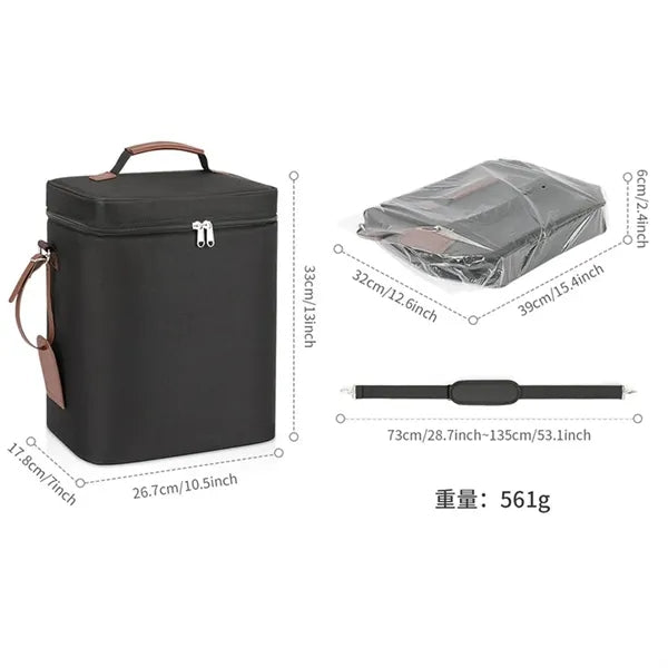 Insulated Lunch Box Cooler Wine Beer Bag