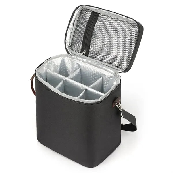Insulated Lunch Box Cooler Wine Beer Bag