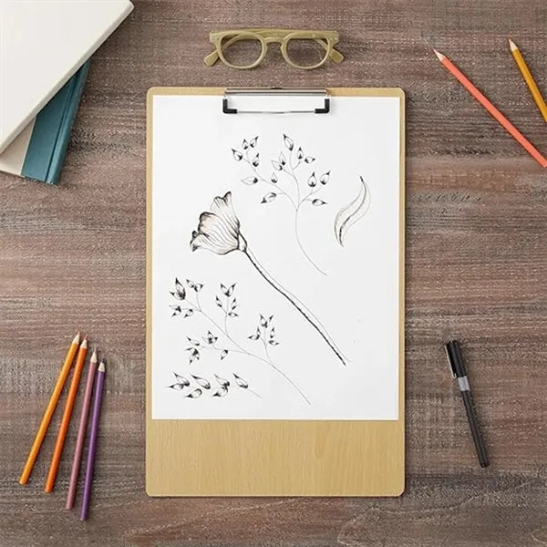 15.7" X 11.4" Recycled Wooden Clipboard