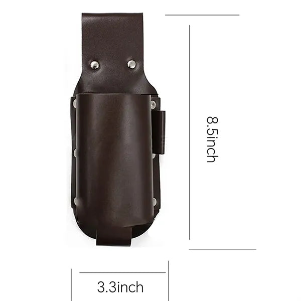 Portable PU Leather Beer Holster Bottle Waist Belt Bag