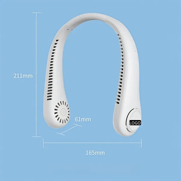 1800mAh Bladeless Neck Fan with 3 Speeds