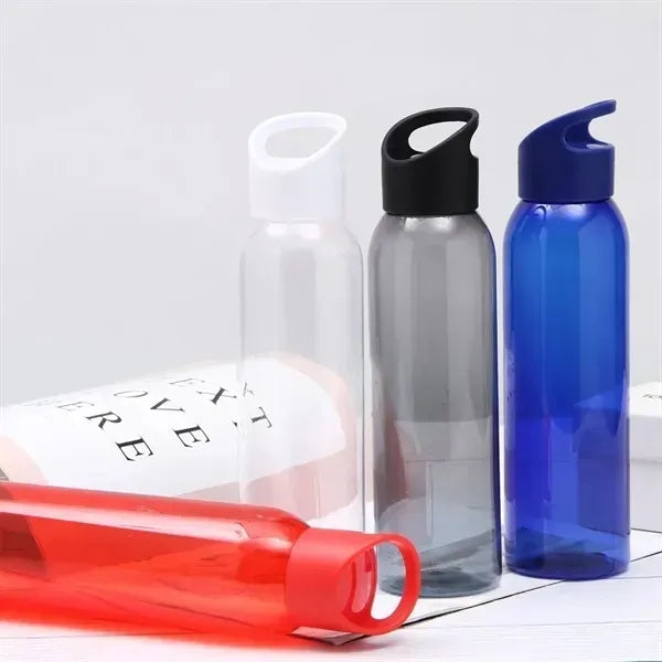 22oz Durable Plastic Sports Water Bottles with Handle